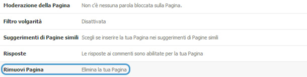 come-eliminare-una-pagina-facebook-impostazioni