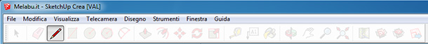 sketchup-comandi-matita