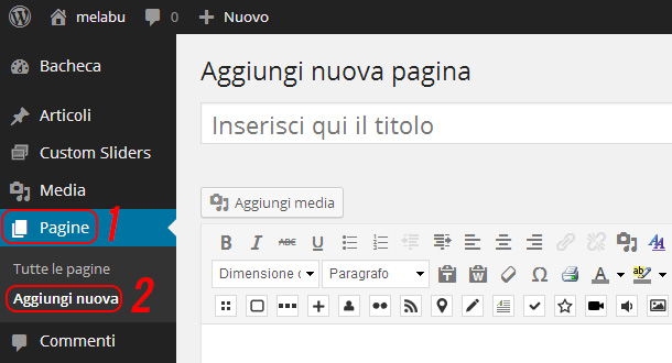 come-creare-una-pagina-aggiungi-nuova