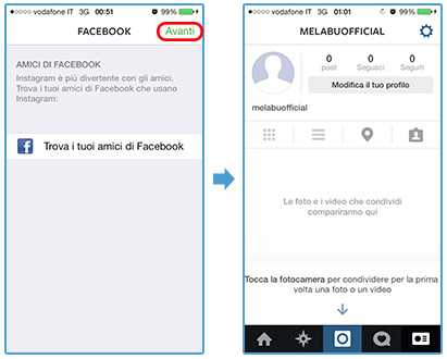 instagram-registrazione