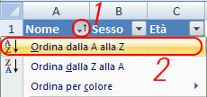 Come-aggiungere-un-filtro-in-Excel-ordine-alfabetico