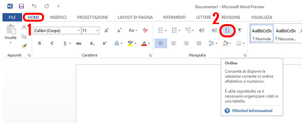 ordinare-elenco-ordine-alfabetico-con-word