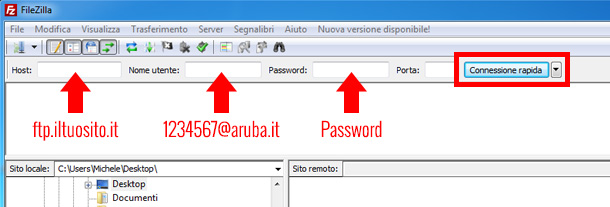 connessione-sito-filezilla