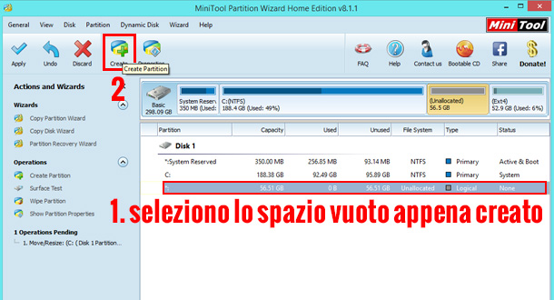 seleziono-spazio-vuoto-dual-boot