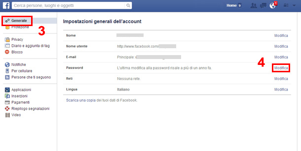 cambiare-password-su-facebook