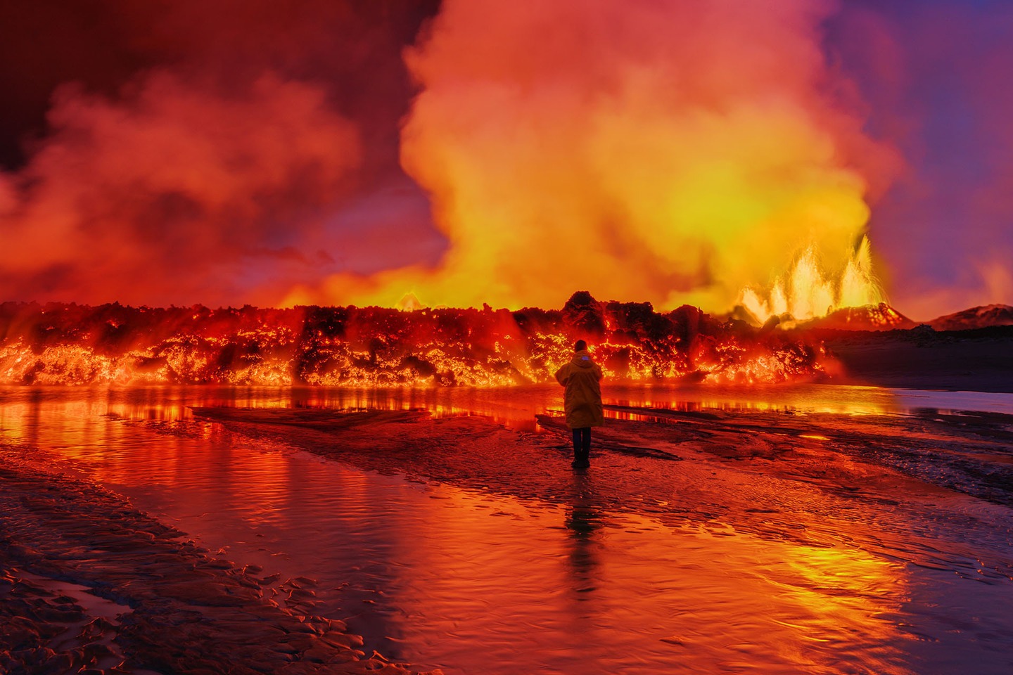 Iceland Volcano Lava Flow 02