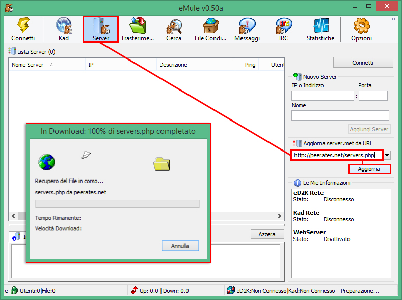 aggiornamento-server-emule